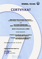 Certyfikat ubezpieczenia kraj
